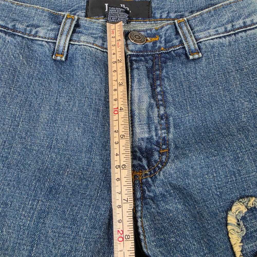 Luella for Target Jeans Low Rise Y2K Patchwork Heart Bootcut Flare Denim - Picture 6 of 10